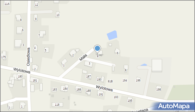 Ciecierzyce, Mała, 4, mapa Ciecierzyce