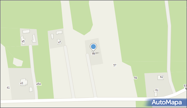 Ciepłe A, Makowa, 55, mapa Ciepłe A