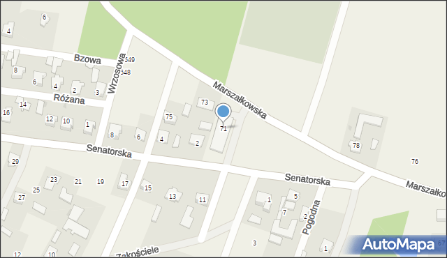 Cmolas, Marszałkowska, 71, mapa Cmolas