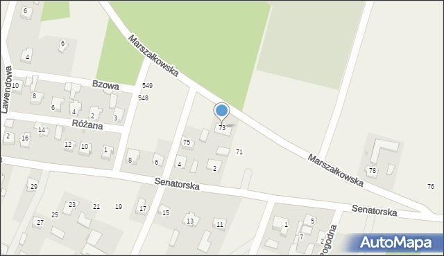 Cmolas, Marszałkowska, 73, mapa Cmolas