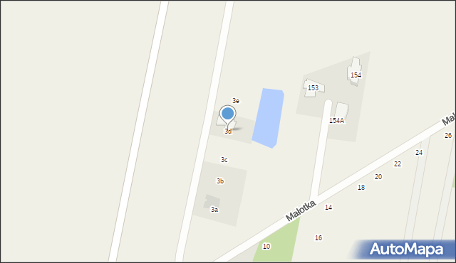 Cząstków Mazowiecki, Małotka, 3d, mapa Cząstków Mazowiecki