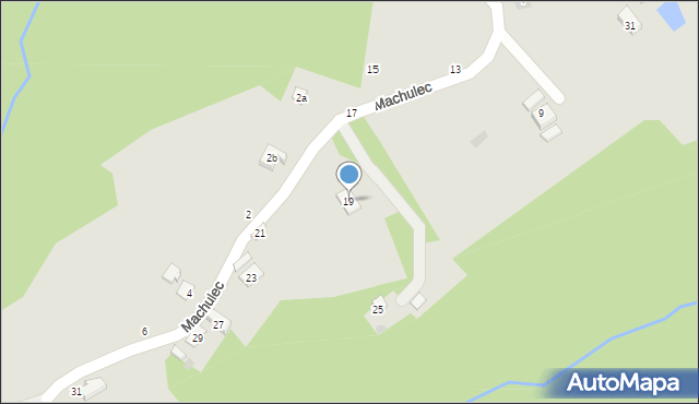 Czchów, Machulec, 19, mapa Czchów