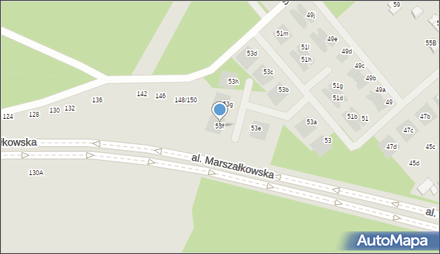 Częstochowa, Makuszyńskiego Kornela, 53f, mapa Częstochowy