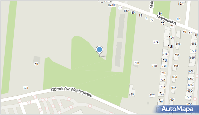 Częstochowa, Małopolska, 89h, mapa Częstochowy