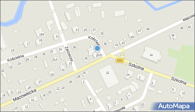Czyżew, Mazowiecka, 37, mapa Czyżew
