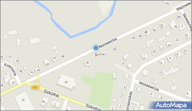 Czyżew, Mazowiecka, 38, mapa Czyżew