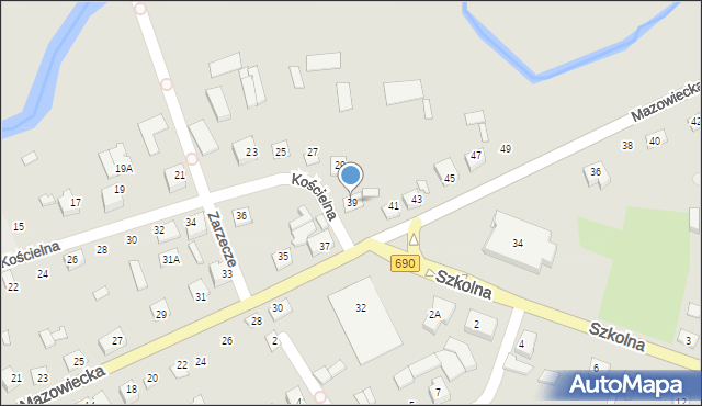 Czyżew, Mazowiecka, 39, mapa Czyżew