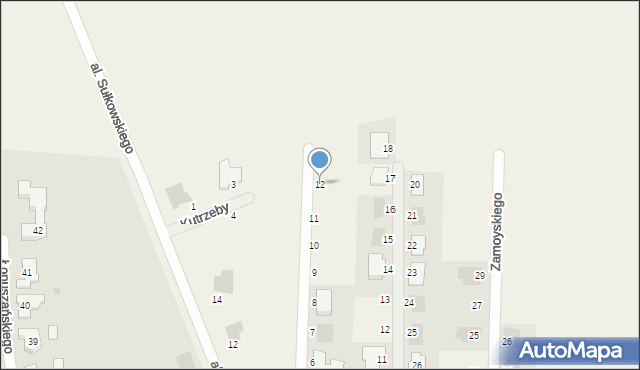 Dąbcze, Maczka Stanisława, gen., 12, mapa Dąbcze