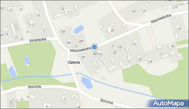 Dąbrówka, Mazowiecka, 33, mapa Dąbrówka