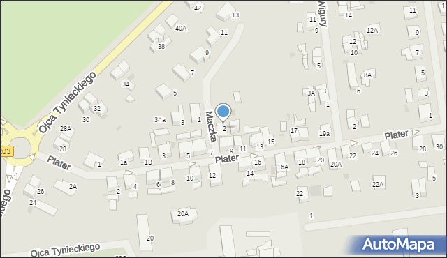 Darłowo, Maczka Stanisława, gen., 2, mapa Darłowo