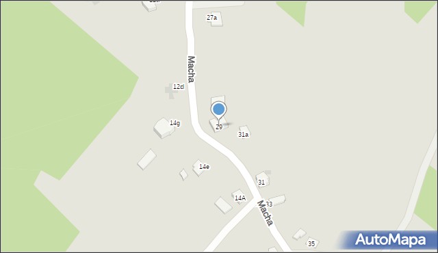 Dębica, Macha Wilhelma, 29, mapa Dębicy