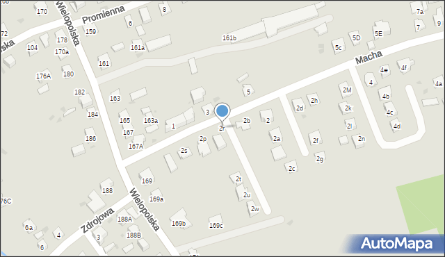 Dębica, Macha Wilhelma, 2r, mapa Dębicy