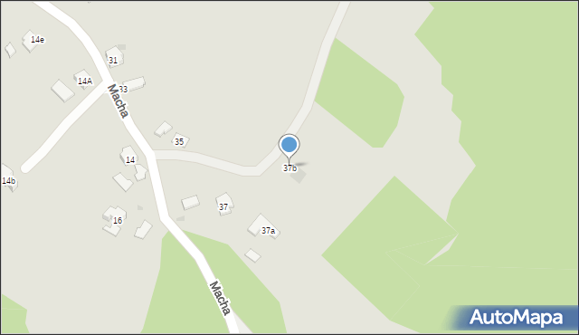 Dębica, Macha Wilhelma, 37b, mapa Dębicy