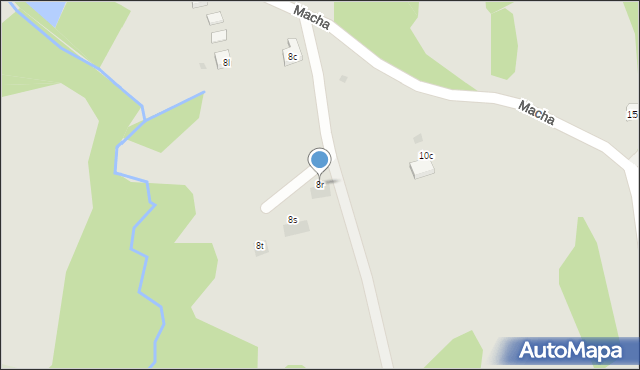 Dębica, Macha Wilhelma, 8r, mapa Dębicy