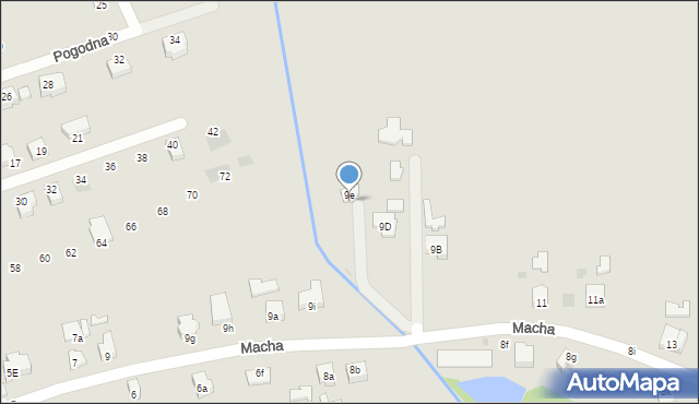 Dębica, Macha Wilhelma, 9f, mapa Dębicy