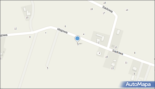 Dębowiec, Majowa, 3, mapa Dębowiec