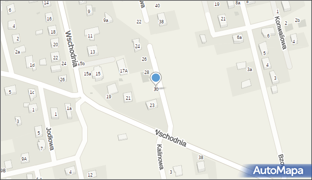 Długołęka, Makowa, 30, mapa Długołęka