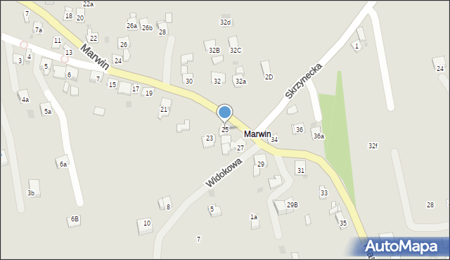 Dobczyce, Marwin, 25, mapa Dobczyce
