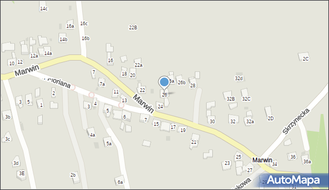 Dobczyce, Marwin, 26, mapa Dobczyce