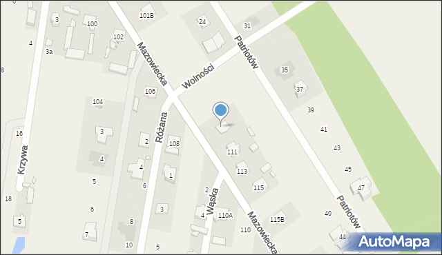 Dobczyn, Mazowiecka, 109, mapa Dobczyn