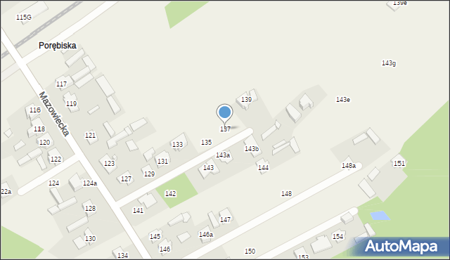 Dobczyn, Mazowiecka, 137, mapa Dobczyn
