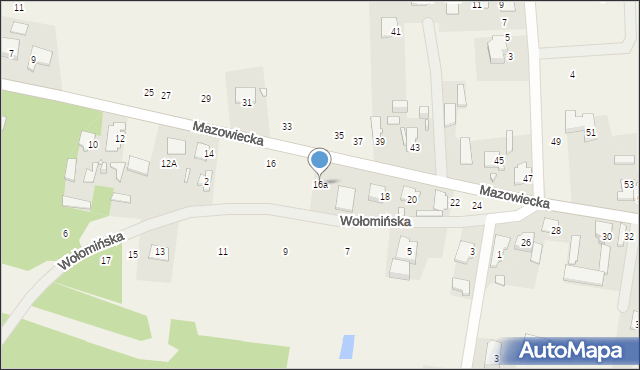 Dobczyn, Mazowiecka, 16a, mapa Dobczyn