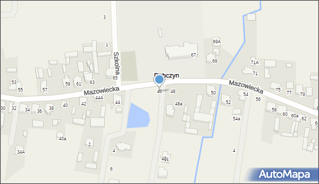 Dobczyn, Mazowiecka, 46, mapa Dobczyn