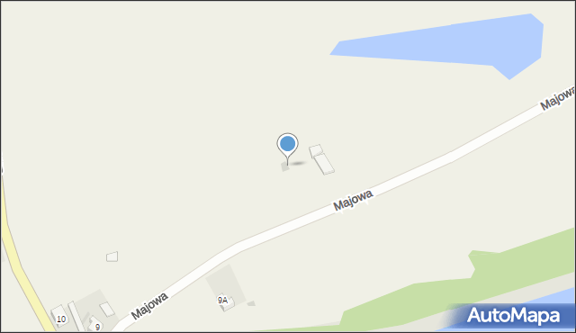Dobiegniew, Majowa, 3, mapa Dobiegniew