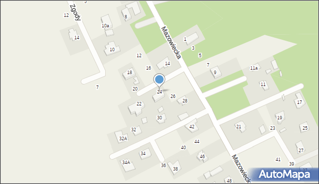 Dobiesz, Mazowiecka, 24, mapa Dobiesz