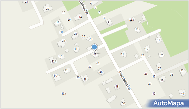 Dobiesz, Mazowiecka, 42, mapa Dobiesz