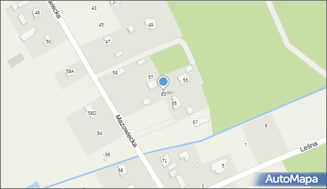 Dobiesz, Mazowiecka, 63, mapa Dobiesz