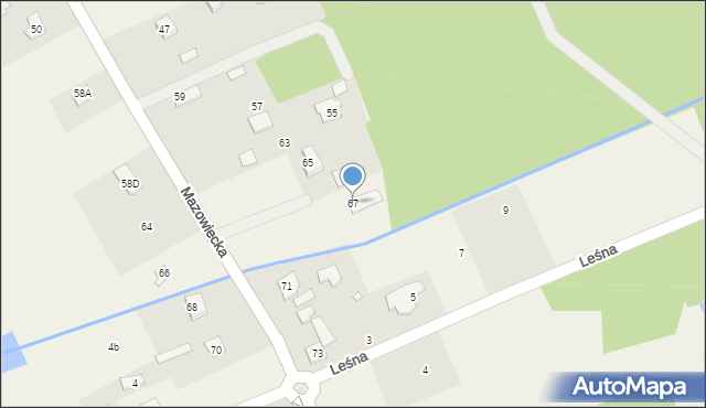 Dobiesz, Mazowiecka, 67, mapa Dobiesz