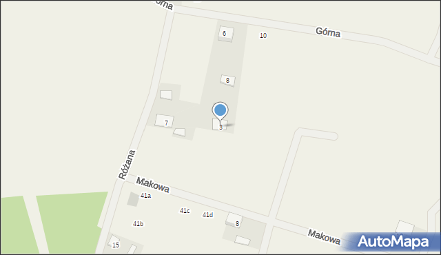 Dobromierz, Makowa, 3, mapa Dobromierz