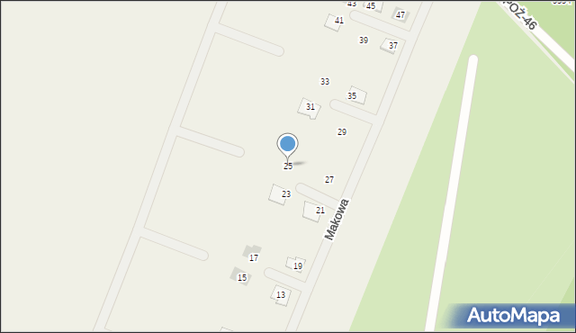 Dolaszewo, Makowa, 25, mapa Dolaszewo