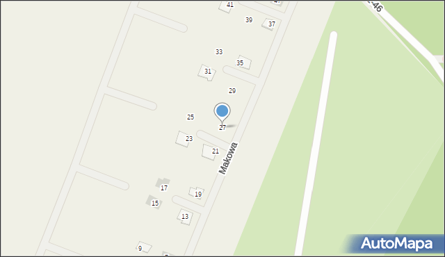 Dolaszewo, Makowa, 27, mapa Dolaszewo