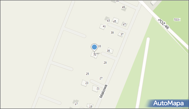 Dolaszewo, Makowa, 31, mapa Dolaszewo