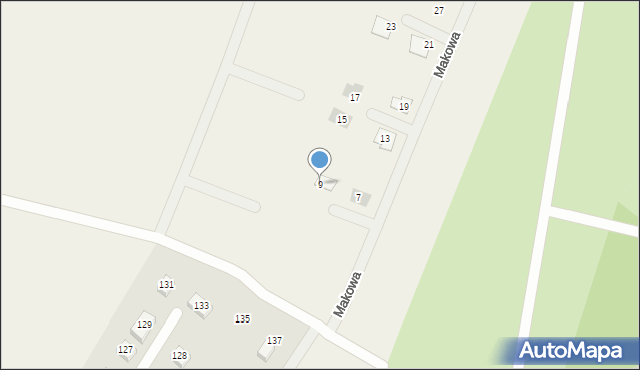 Dolaszewo, Makowa, 9, mapa Dolaszewo