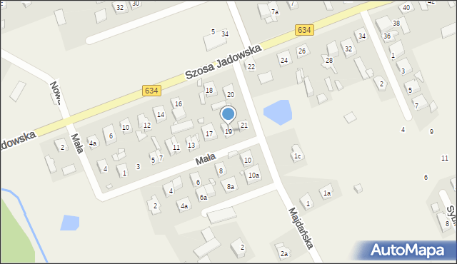 Duczki, Mała, 19, mapa Duczki