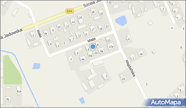 Duczki, Mała, 6b, mapa Duczki