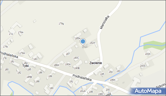 Dzianisz, Marszałka Albina, ks., 7, mapa Dzianisz