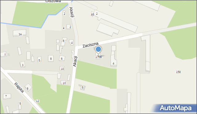 Dziechciniec, Majowa, 176E, mapa Dziechciniec