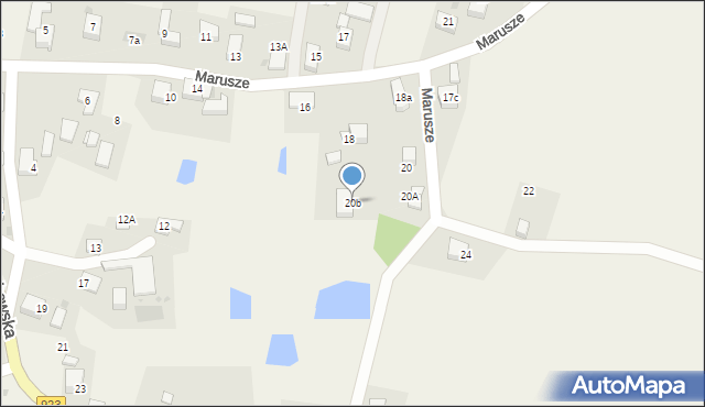 Dzimierz, Marusze, 20b, mapa Dzimierz