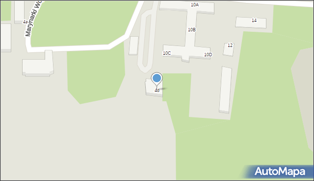 Dziwnów, Marynarki Wojennej, 4d, mapa Dziwnów