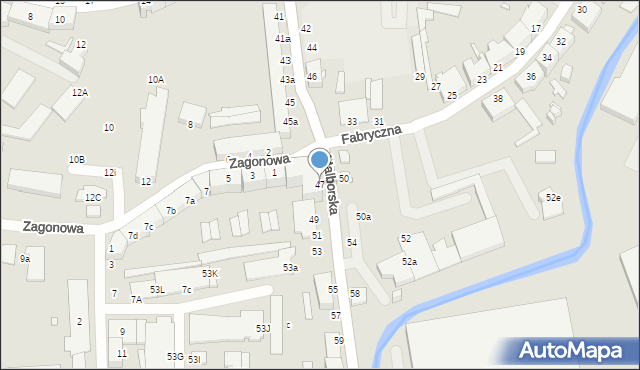 Elbląg, Malborska, 47, mapa Elbląga