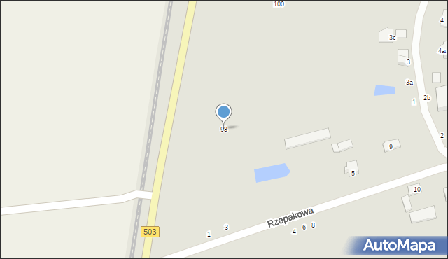 Elbląg, Mazurska, 98, mapa Elbląga
