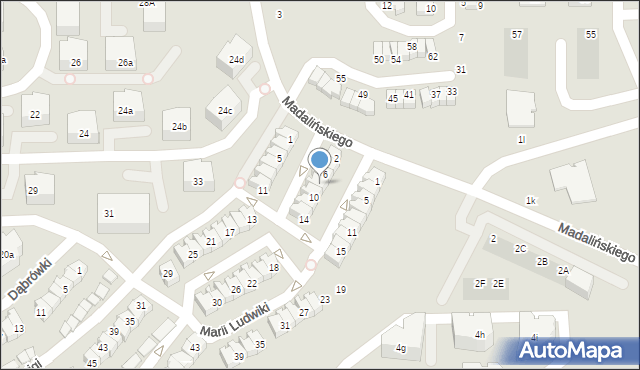 Gdańsk, Marii Ludwiki, 8, mapa Gdańska