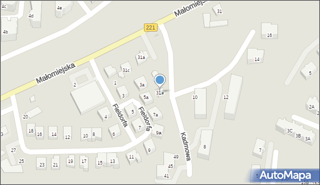 Gdańsk, Małomiejska, 31e, mapa Gdańska