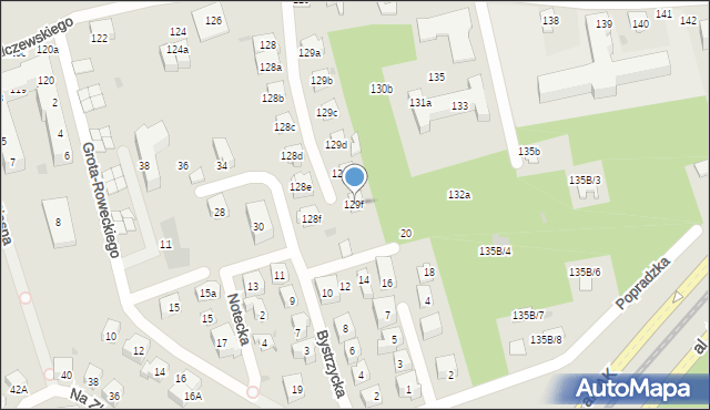 Gdańsk, Malczewskiego Jacka, 129f, mapa Gdańska