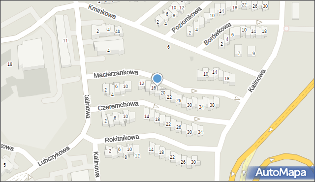 Gdańsk, Macierzankowa, 18, mapa Gdańska