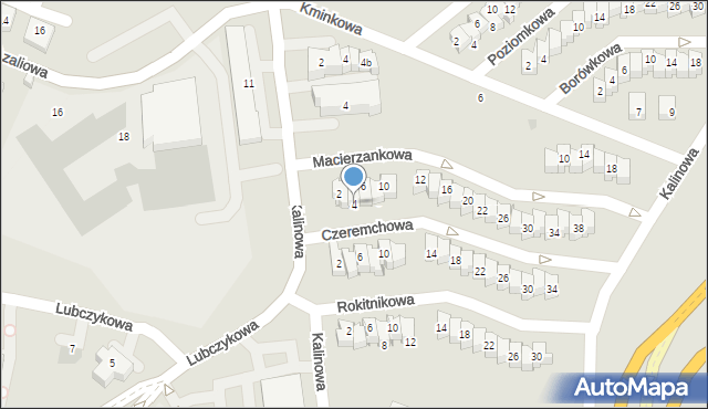 Gdańsk, Macierzankowa, 4, mapa Gdańska